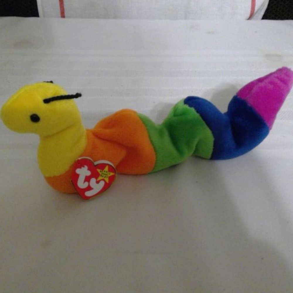Ty Beanie Baby - Inch the Worm